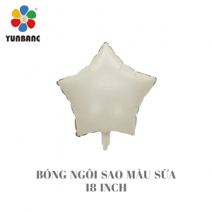 BÓNG NGÔI SAO MÀU SỮA 18 INCH
