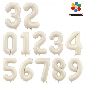 BÓNG SỐ 70CM MÀU SỮA