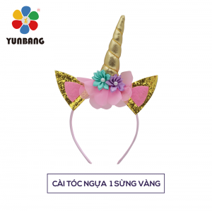 CÁI TÓC NGỰA 1 SỪNG VÀNG