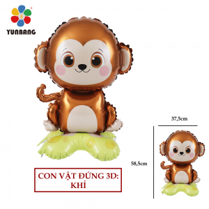 CON VẬT ĐỨNG 3D KHỈ