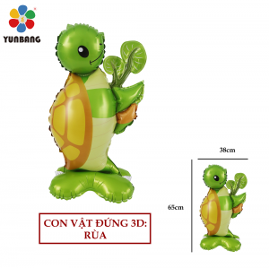 CON VẬT ĐỨNG 3D RÙA