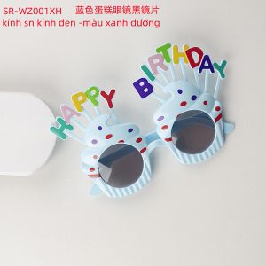 KÍNH SINH NHẬT KÍNH ĐEN - MÀU XANH DƯƠNG