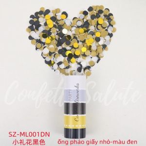 ỐNG PHÁO GIẤY NHỎ MÀU ĐEN